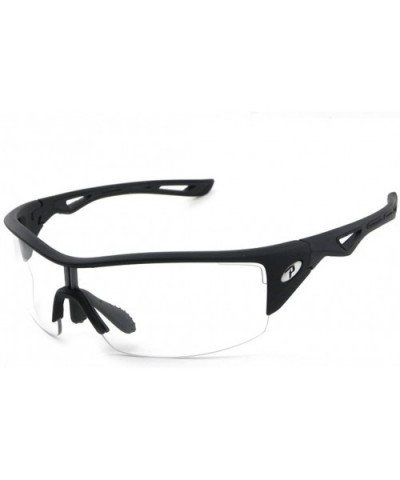 Walker Sunglasses - Matte Black/Clear - CC12L6TRKE9 $35.94 Wrap