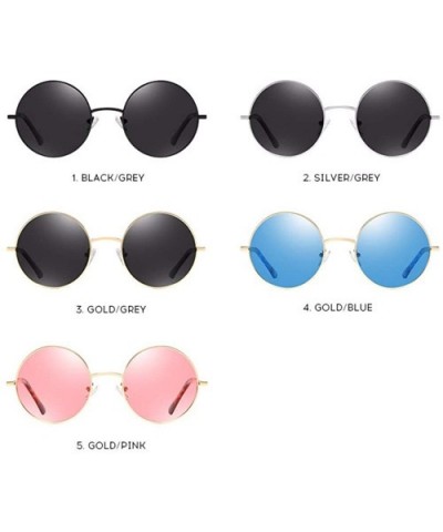 Polarized Sunglasses Polarized Sunglasses Retro-archaic Circle - A - CK18QCC5INM $27.96 Aviator