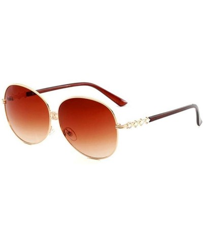 Uv Protection Sunglasses For Men And Women Color Film Large Frame European And American Fashion Sunglasses - CV18X6LCIWA $31....