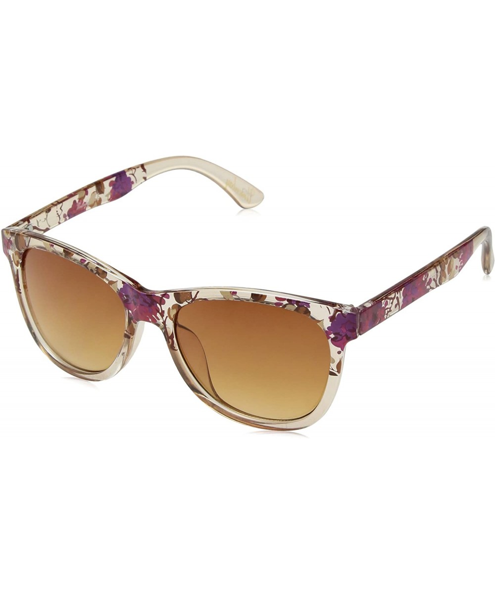 Women's U285 Non Polarized Cat-Eye Sunglasses - 54 mm - Nude Floral - C71296VOLDR $23.80 Cat Eye