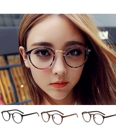 Fashion Unisex Classic Metal Frame Mirror Rounded Glasses - B - C818INU9QKR $5.57 Rimless