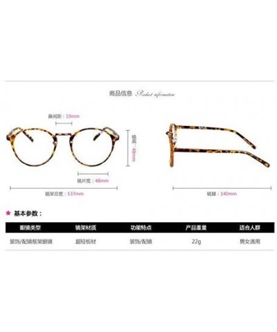 Fashion Unisex Classic Metal Frame Mirror Rounded Glasses - B - C818INU9QKR $5.57 Rimless