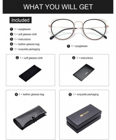 Blue Light Blocking Glasses Men Women Clear Lightweight Eyeglasses Frame for Computer Reading/Gaming/TV/Phones - CC18YCYQYDR ...