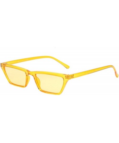 Candy Color Transparent Sunglasses- Clear Glasses S1071 - C5 - CP18GTHG2GS $8.36 Rectangular