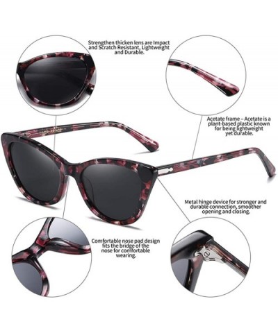 Fashion Vintage Sunglasses for Women Men Polarized UV400 Protection & Classic Retro Cat Eye Sun glasses - CT1920SLCOU $13.91 ...