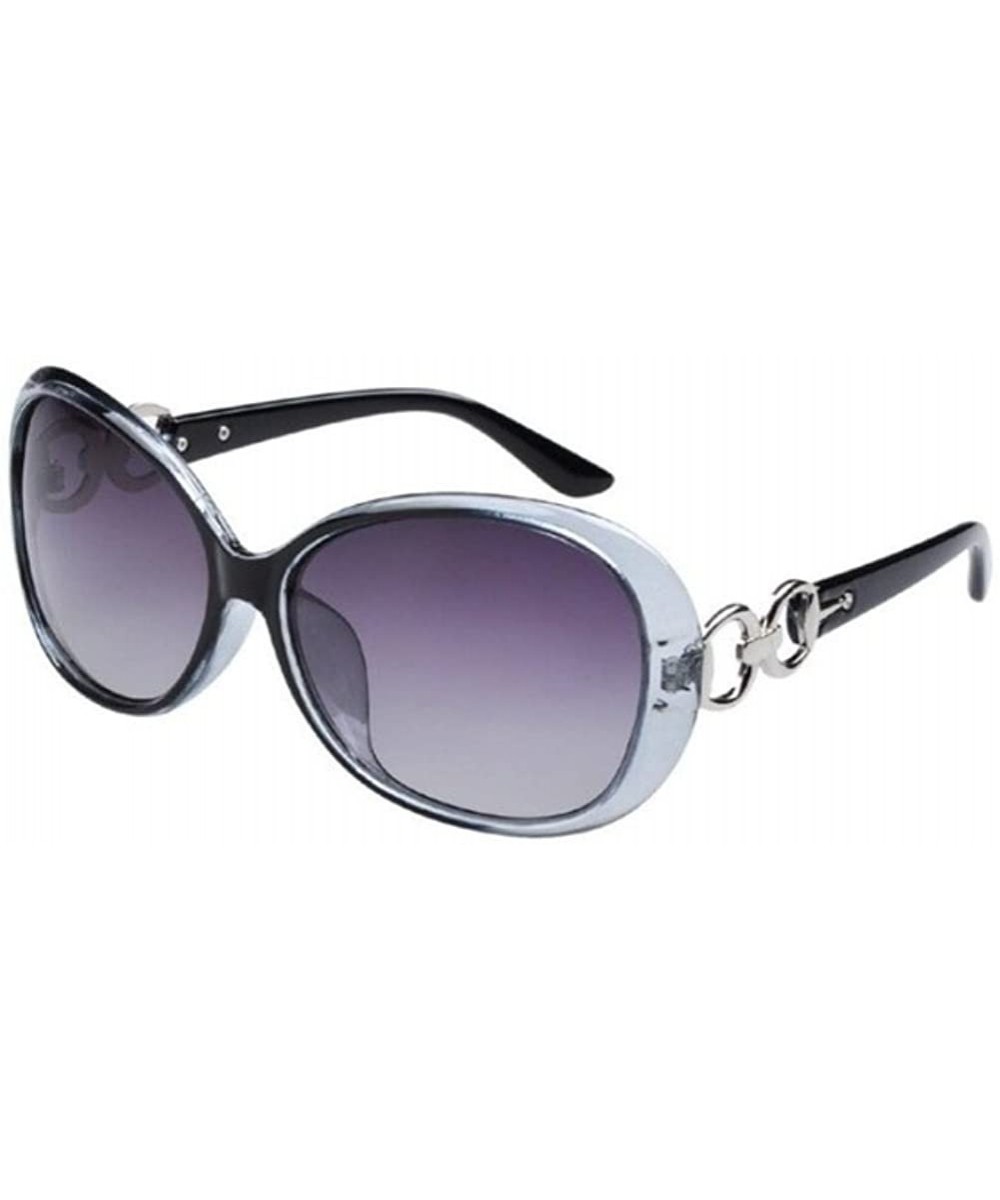 Women Retro Polarized Sunglasses Coating Vintage Sun Glasses - C2 - CE17YSAM47I $6.84 Rimless