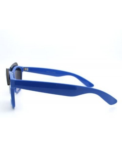 New Eyebrow Sunglasses Cartoon Funny Novelty Gag Gift - Blue - C211EPLQMYZ $6.56 Wayfarer