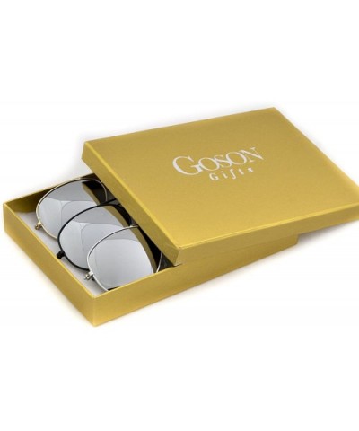 Sunglasses Mirror Aviator Gift Box Set - C911MYMLSM3 $9.97 Aviator