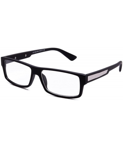 Casual Simple Squared Durable Frames Design Clear Eye Glasses Geek - Matte - CQ11BLNB4F7 $5.94 Square