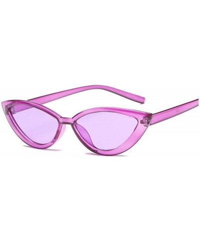 Cute Sexy Retro Cat Eye Sunglasses Women Small Black Transparent Pink Triangle Vintage Cheap Sun Glasses Uv400 - CS198AHSW8U ...