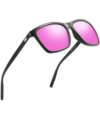 Vintage Polarized Aluminum Sunglasses Unisex driving Rectangular Sun Glasses For Men/Women - CT18NZ2HOQ9 $9.46 Square