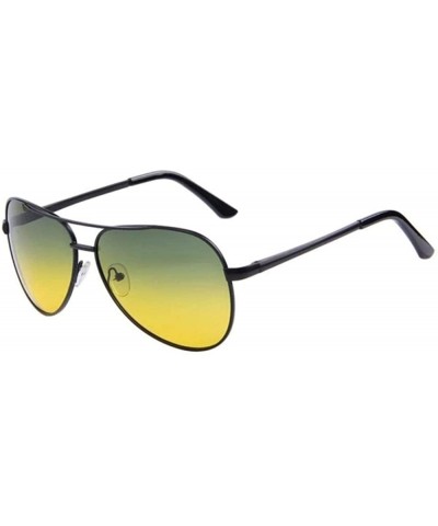 Men's CLASSIC Aviator Polarized sunglasses - C01 Black Night - CT18XXIOMHG $7.82 Aviator