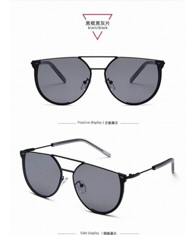 Metal Sunglasses Female Models Sunglasses Retro Tea Glasses - Style 2 - CD18UEN5G5C $15.10 Oversized