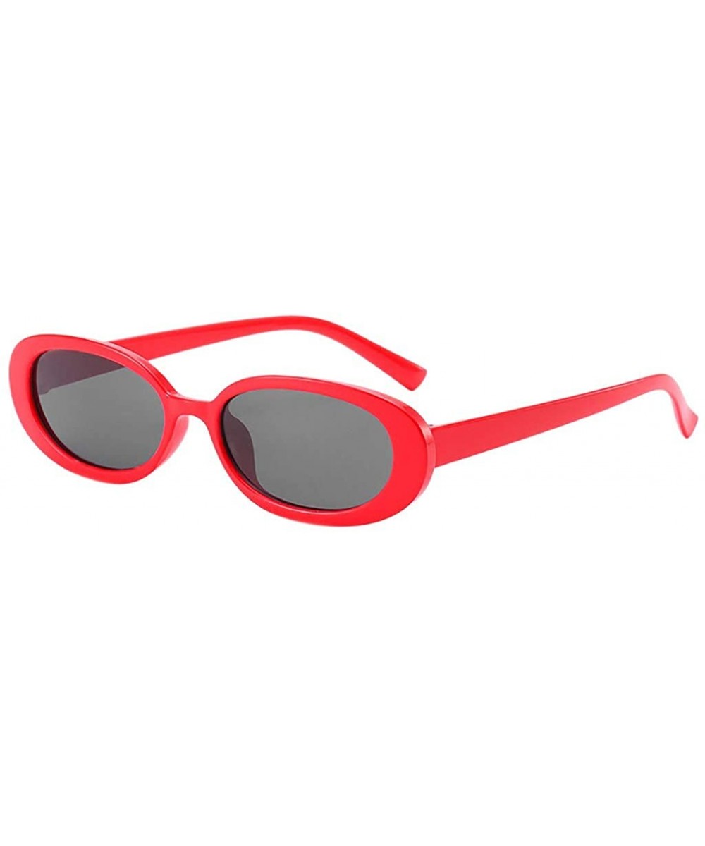Unisex Fashion Small Frame Sunglasses Cycling Running Aviator Classic Sunglasses Sports Sunglasses - B - CK193XDXQHW $4.42 Av...