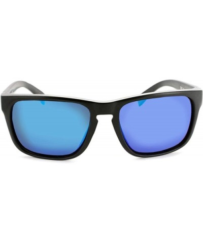 Unisex Ziggy Sports Sunglasses - Matte Vertical Driftwood Demi Frame - CI180IW2XQG $21.84 Oval