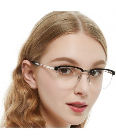 Womens Aviator Fashion Non-prescription Eyeglasses Frame - 3023-purple - CB18EWZRXSW $15.56 Rectangular