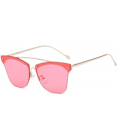New Star With The Same Paragraph Metal New Sunglasses Female Frameless New Ocean Film Fashion Sunglasses - CF18SMD3KZE $20.43...