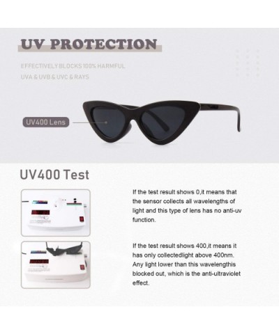 50s Cute Cat Eye Sunglasses Retro Sexy Mod Style Tinted Sun Glasses SR016 - A Black Frame Grey Lens - CA18NHOMSU3 $8.52 Goggle