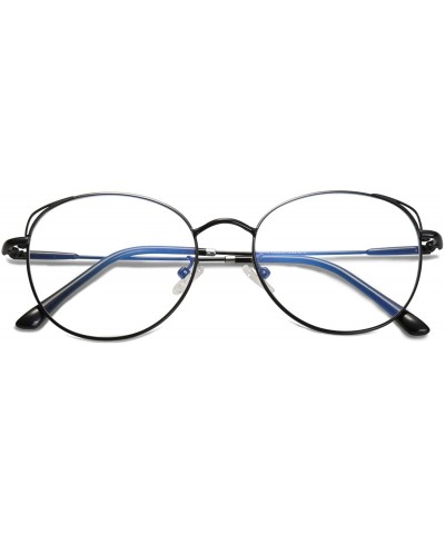 Cat Eye Blue Light Blocking Glasses Hipster Metal Frame Women Eyeglasses She Young - CL18NA4NA9X $18.16 Aviator