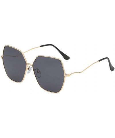 Rimless Multilateral Sunglasses Lightweight Composite-UV400 Lens Glasses - E - CD1903XHCEX $11.03 Rimless