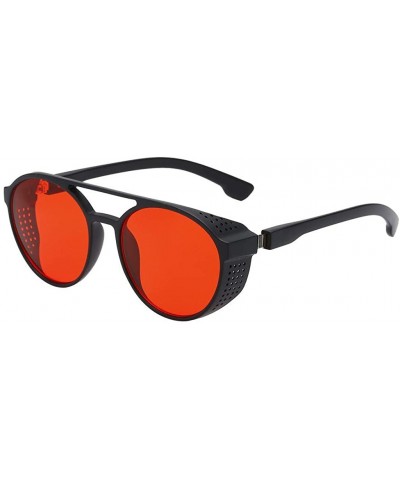 Unisex Sunglasses Vintage Sun Glasses For Men/Women Eyewear - Red - CX18SMZ3UDN $5.79 Rectangular