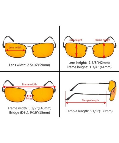 Blue Blocking Orange Tinted Bifocal Glasses for Reading Computer Screen Men Bendable Titanium - 1805-brown - C718ZGWALUU $36....