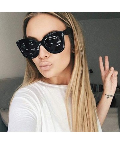 2019 New Top Fashion Brand Designer Cat Eye Women Sunglasses Female Gradient C1 - C5 - CD18YR2L3QD $7.58 Aviator