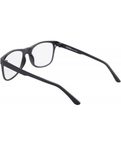 Clear Lens Eyeglasses Frames Polarized Magnetic Clip on Sunglasses - P006 - Black - CG126NWVM2P $21.29 Wayfarer