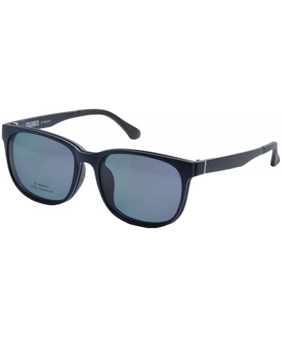 Optical Eyeglasses Frames With Magnetic Polarized Sunglasses Clips - C007 - CQ12IMOZQS3 $11.21 Rectangular