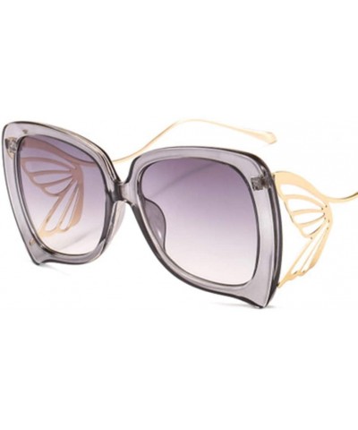 Butterfly Sunglasses Lady Personality Fashion Sun Mirror - 3 - CX190S40CNG $21.65 Butterfly