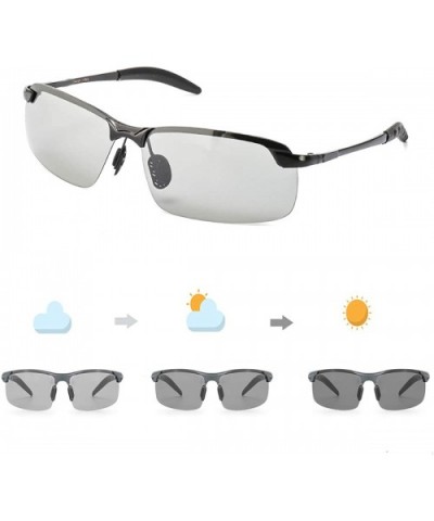 Sunglasses Photochromic Men with Polarized Lens Bike Glasses for Men- 100% UV Protection Sunglasses for Men - C318M64QI26 $18...