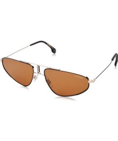 Gold metal triangle sunglasses - C618OE6GKN5 $40.89 Aviator