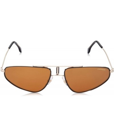 Gold metal triangle sunglasses - C618OE6GKN5 $40.89 Aviator