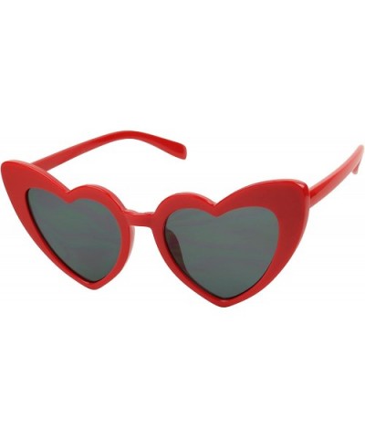 Chunky Colorful Oversize Sunglasses - Red Frame - CU18ENCE8I3 $8.74 Goggle