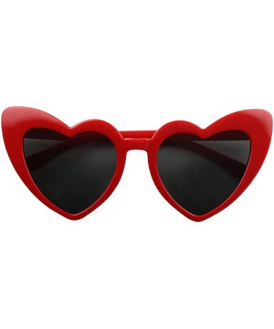 Chunky Colorful Oversize Sunglasses - Red Frame - CU18ENCE8I3 $8.74 Goggle