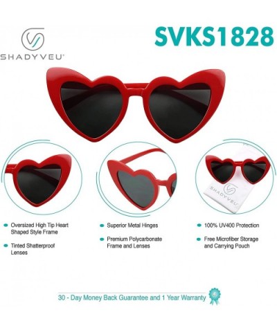 Chunky Colorful Oversize Sunglasses - Red Frame - CU18ENCE8I3 $8.74 Goggle