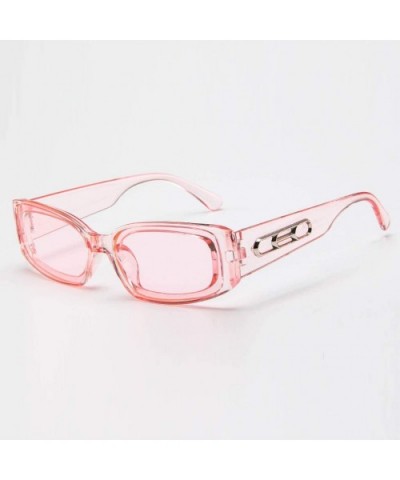 Unisex Lightweight Fashion Sunglasses - Mirrored Polarized Lens - Pink - C218TRAEHDM $4.83 Shield