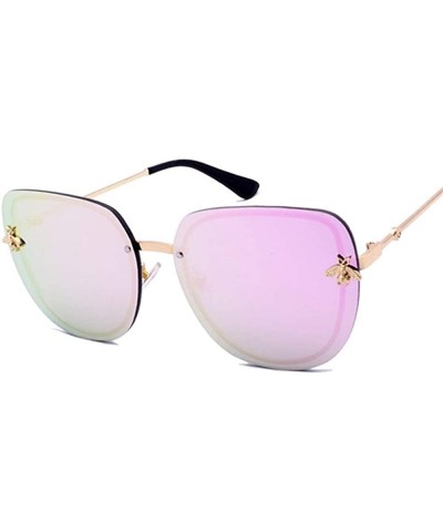 New Men and Women Fashion Square Sunglasses Trend Frameless Sunglasses Women's UV Protection Sunglasses - 5 - CY18SXL2MR3 $18...