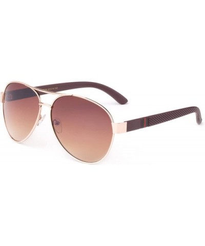 Cavani" - Modern Celebrity Design Geometric Fashion Sunglasses Aviator Style for Men 100% UV Protection - CM17YDOAAX6 $7.67 A...