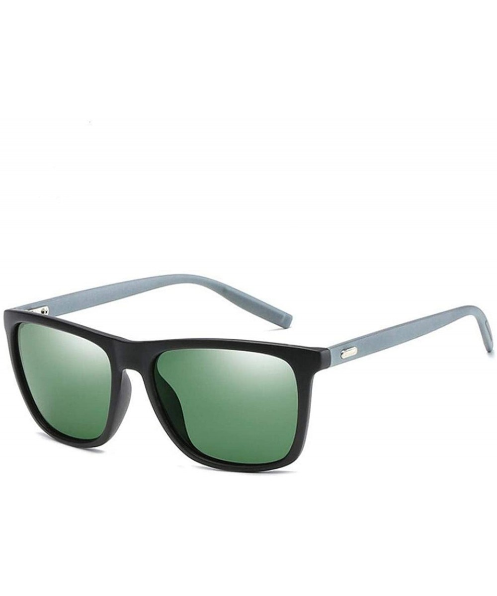 Polarized Mens Sunglasses Driving Sun Glasses Brand Design - Green - C01985EXWU2 $11.79 Oval