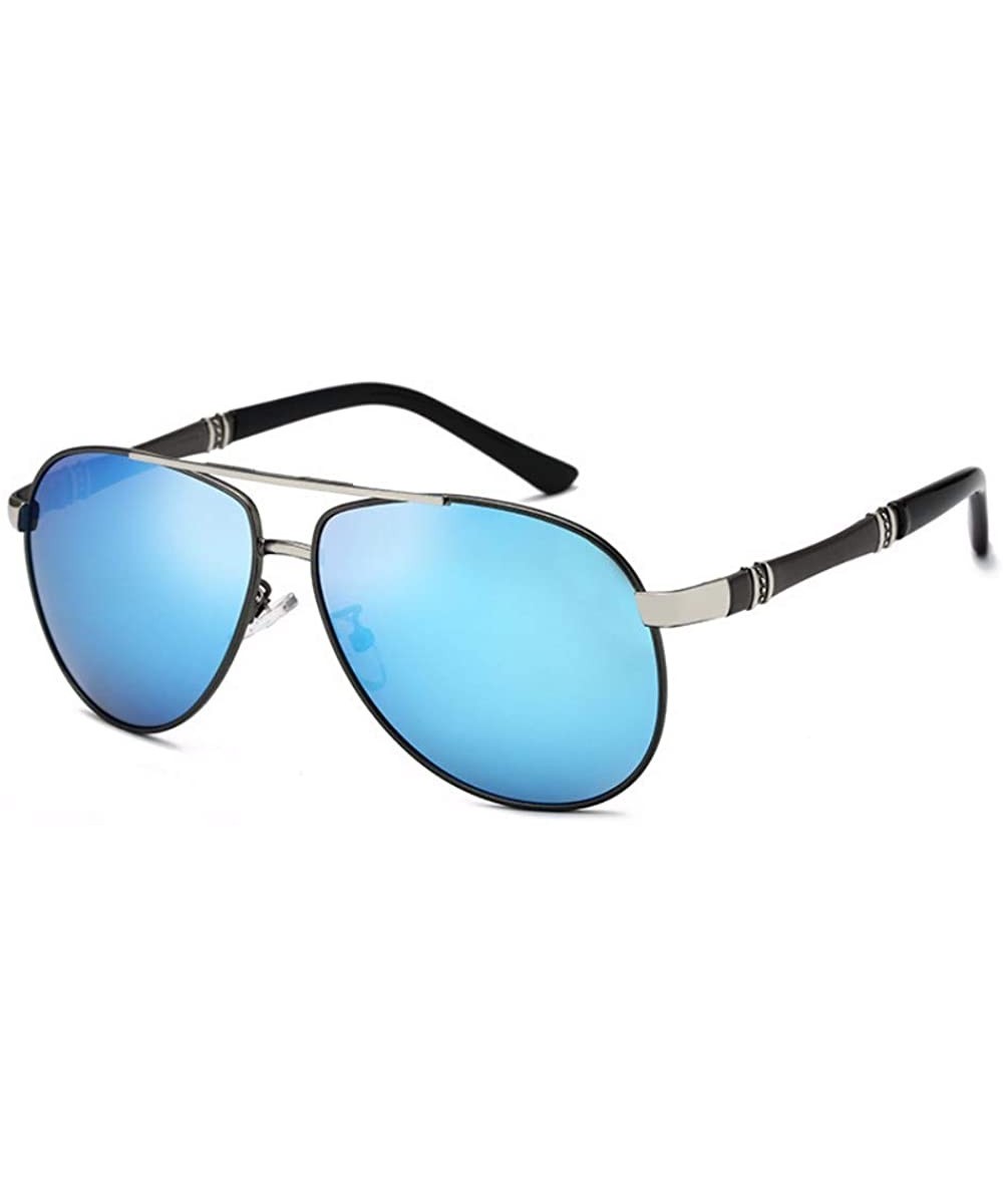 Men's Polarizing Sunglasses Classic Polarizing Sunglasses Driving Mirror Toad Mirror - E - CG18Q92XX8A $31.37 Aviator