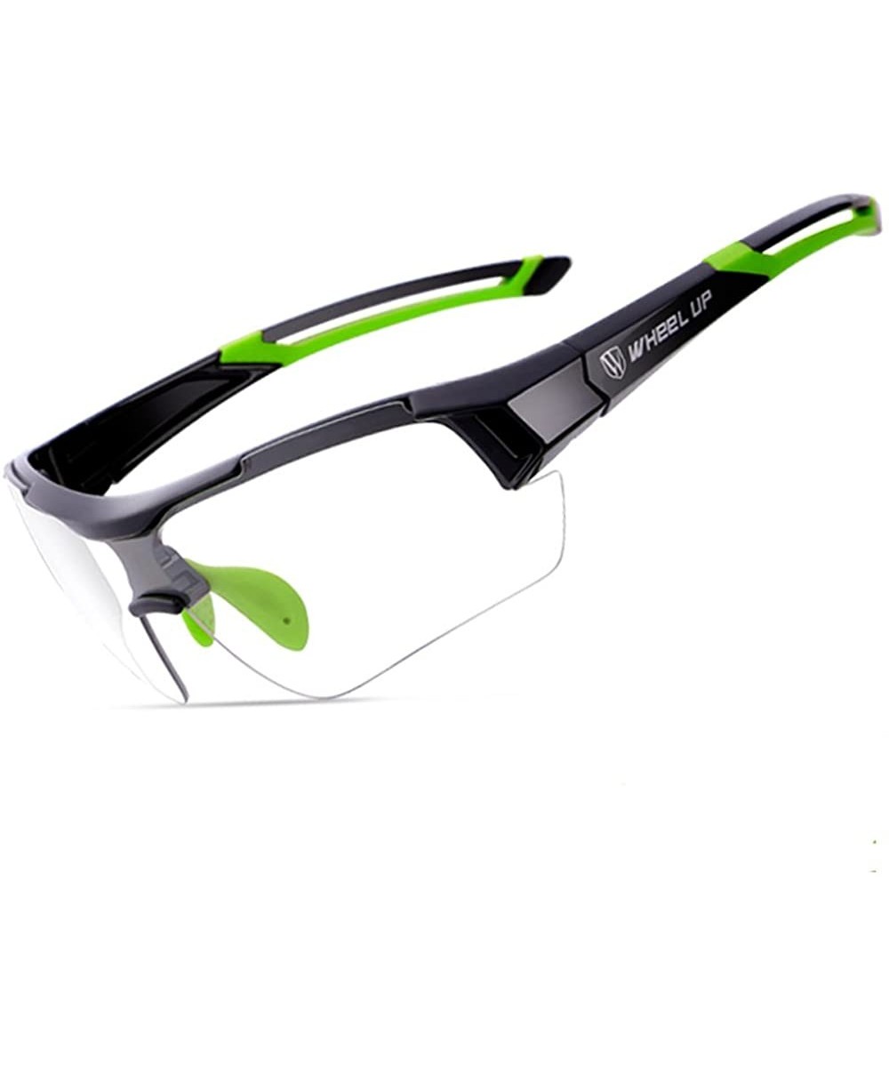 Discoloration Cycling Glasses- Anti-UV Bicycle Photochromic Sunglasses Windproof Bicycle Goggles - Green - CG187W9WSKY $29.10...