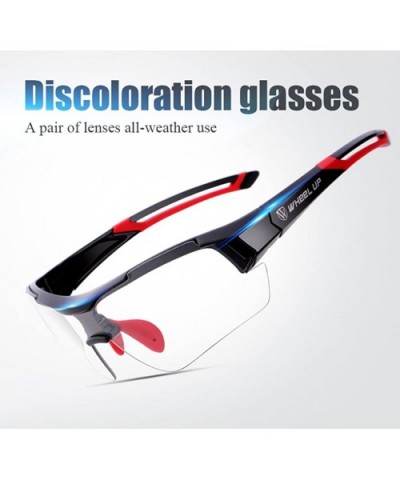 Discoloration Cycling Glasses- Anti-UV Bicycle Photochromic Sunglasses Windproof Bicycle Goggles - Green - CG187W9WSKY $29.10...