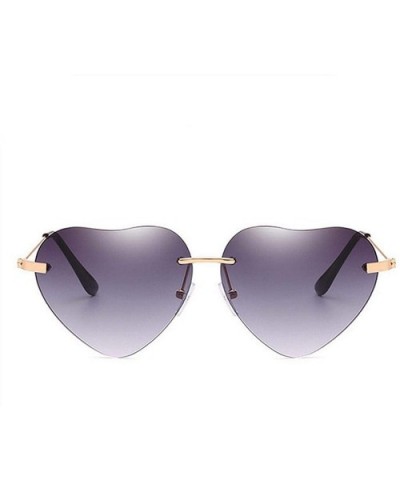 Heart Sunglasses Women Love Lolita RimlFrame Clear Transparent Tint Sun Glasses Vintage FramelUV400 - Hui - C2197Y7RCU4 $11.4...