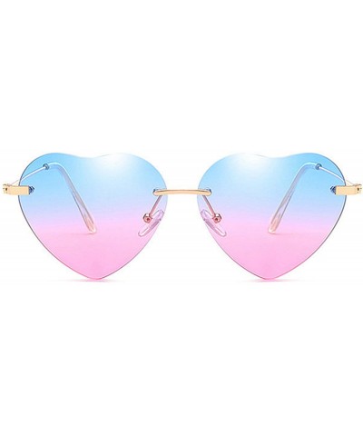 Heart Sunglasses Women Love Lolita RimlFrame Clear Transparent Tint Sun Glasses Vintage FramelUV400 - Hui - C2197Y7RCU4 $11.4...