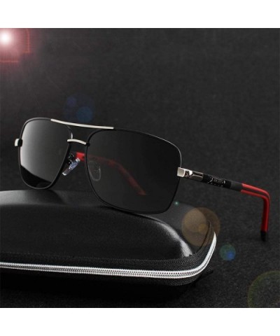 Men's Polarized Sunglasses Women Sun Glasses Driving Goggles Y8724 C1 BOX - Y8724 C7 Box - CP18XE0R0D5 $10.50 Goggle