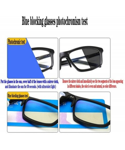 2019 new blue light blocking glasses photochromic TR90 frame aluminum magnesium mirror men's sports sunglasses - CT18XQQ3UGH ...