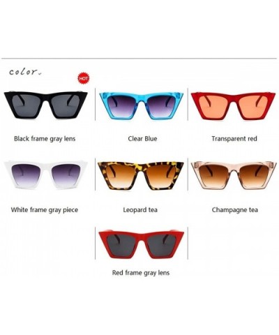 sunglasses glasses Personalized Colorful versatile - Blue Gray - C2190RGQLKA $20.00 Cat Eye