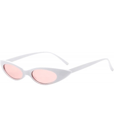 Sunglasses Vintage Rapper Glasses Eyewear - F - CJ18QQK287A $4.82 Oval