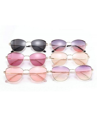 Ultra light Fashion Lady Full Frame Cat glasses Brand Designer Mens trend Sunglasses - Rose Red - CF18X229RXW $12.63 Goggle
